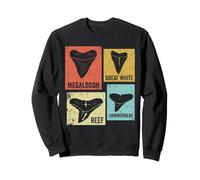Vintage Shark Teeth Identification Guide Sharks Tooth Men Sweatshirt