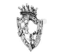 Vintage Shield Horse Brooch Pin Silver Zinc Alloy Suit Lapel Accessory | Classic Polished Finish, Easy to Pin, Multipurpose Styling for Men, Office Professionals, Weddings and Oktoberfest Outfits