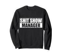 Vintage SHIT-SHOW MANAGER Funny Mom Boss Supervisor Teacher Sweatshirt