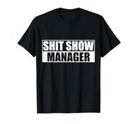 Vintage SHIT-SHOW MANAGER Funny Mom Boss Supervisor Teacher T-Shirt