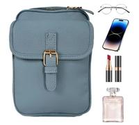 Vintage Shoulder Bag Small - Secure Anti-Theft Style | Practical Purse Adjustable Strap, Compact Women's Bag for Work Shopping Leisure Tour Birthday Party Travel Planning, blue, Siehe Beschreibung