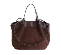 Vintage Shoulder Bag with Pockets Crossbody Bag for Women Girls Lady (Coffee)