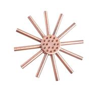 Vintage Shower Antique Red Copper High Pressure Hand Spray