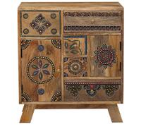 Vintage Sideboard Handmade Oriental 5 Drawers Solid Wood 68cm Brown, India