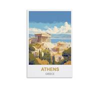 Vintage Signs Metal Signs Athens Greece Tin Signs Vintage Funny Home Kitchen Bar Club Cave Wall Art Decor 15x30cm
