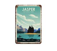 Vintage Signs Metal Signs Jasper National Park Travel Tin Signs Vintage Funny Bar Club Cave Home Kitchen Wall Decor Rustic Art Sign 20 * 30CM