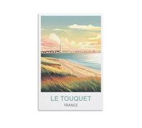 Vintage Signs Metal Signs Le Touquet France Tin Signs Vintage Funny Home Kitchen Bar Club Cave Wall Art Decor 30x40cm