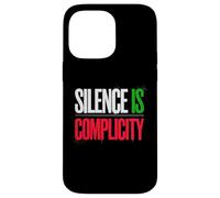 Vintage SILENCE IS COMPLICITY Protest Democracy Change Squad Case for iPhone 14 Pro Max