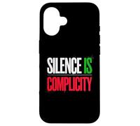 Vintage SILENCE IS COMPLICITY Protest Democracy Change Squad Case for iPhone 16