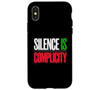 Vintage SILENCE IS COMPLICITY Protest Democracy Change Squad Case for iPhone X/XS