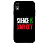 Vintage SILENCE IS COMPLICITY Protest Democracy Change Squad Case for iPhone XR
