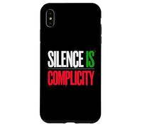 Vintage SILENCE IS COMPLICITY Protest Democracy Change Squad Case for iPhone XS Max