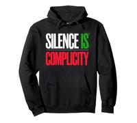Vintage SILENCE IS COMPLICITY Protest Democracy Change Squad Pullover Hoodie