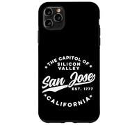 Vintage Silicon Valley San Jose California Retro USA White Case for iPhone 11 Pro Max