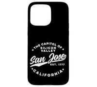 Vintage Silicon Valley San Jose California Retro USA White Case for iPhone 15 Pro Max