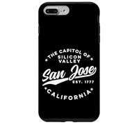 Vintage Silicon Valley San Jose California Retro USA White Case for iPhone 7 Plus/8 Plus