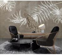 Vintage Simple Plant Leaves Peacock 3D Wallpaper Luxury Home Dining Decor Paste Sofa Living Room The Wall for Bedroom Mural-150cm×105cm