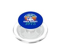 Vintage Since August 1973 One Of A Kind Awesome Dude Drinker PopSockets PopGrip for MagSafe