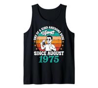 Vintage Since August 1975 One of A Kind Awesome Dude Drinker Tank Top