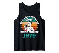 Vintage Since August 1979 One of A Kind Awesome Dude Drinker Tank Top