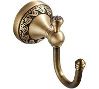 Vintage Single Hook in Antique Style, Brass Wall Hook with European Design for Living Room Bedroom Kitchen or Bathroom Decor, Long-Lasting Home DecorFashion Processed
