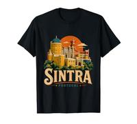 Vintage Sintra Portugal Travel Souvenir Landmark Gift Value Graphic T-Shirt