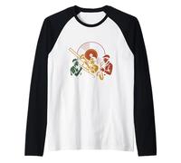 Vintage Ska Horn Trio Raglan Baseball Tee