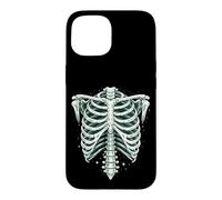 Vintage Skeleton Rib Cage Halloween Gothic Anatomy Art Case for iPhone 15
