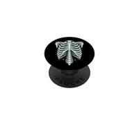 Vintage Skeleton Rib Cage Halloween Gothic Anatomy Art PopSockets Adhesive PopGrip