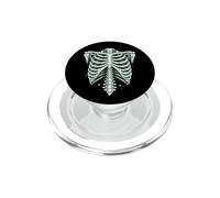 Vintage Skeleton Rib Cage Halloween Gothic Anatomy Art PopSockets PopGrip for MagSafe