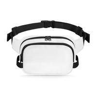 Vintage Skeleton Rose Flower Fanny Pack for Women Men, Waterproof Waist Bag with Adjustable Strap Dual Zippers, Lightweight Crossbody Chest Bag for Running Hiking Sports