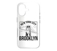 Vintage Sketch New York City Brooklyn Bridge Graphic Design Case for iPhone 17