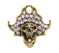Vintage Skull Brooch Alloy Materials Elegant Gothic Jewelry For Women Secure Clasp Fashion Accessory Gift Ideas Alloy Skull Pin