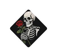 Vintage Skull Rosary Car Air Fresheners 6 Pcs, Funny Hanging Car Air Fresheners Cute Long Lasting Scented Mirror Hanging Decoration Ornaments Gift Interior Decor Accessories For Men Women