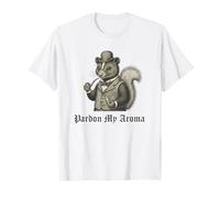 Vintage Skunk Pardon My Aroma | Retro Victorian Animal T-Shirt