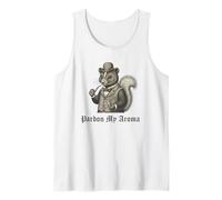 Vintage Skunk Pardon My Aroma | Retro Victorian Animal Tank Top