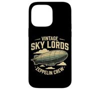 Vintage Sky Lords Zeppelin Crew Steampunk Aviation Case for iPhone 14 Pro Max