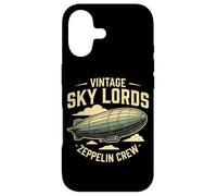 Vintage Sky Lords Zeppelin Crew Steampunk Aviation Case for iPhone 17