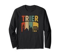 Vintage Skyline Germany-Trier Long Sleeve T-Shirt