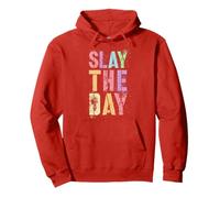 Vintage SLAY THE DAY Competition Game Match Cheer Soccer Mom Pullover Hoodie