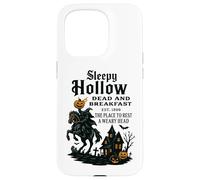 Vintage Sleeping Hollow Dead and Breakfast Halloween Case for iPhone 15 Pro