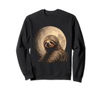 Vintage Sloth My Spirit Animal Funny Sloth With Moon Animal Sweatshirt