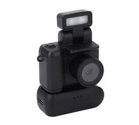 Vintage Small Digital Camera with LED Flash Light 1080P Thumb Camera for Travel Life Recording, Made of ABS Material