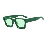 Vintage Small Square Sunglasses Men Women Retro Green Sun Glasses Unisex Ins Popular Shades Eyewear UV400,F,1