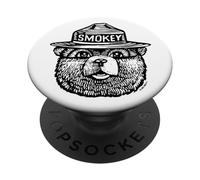 Vintage Smokey Bear Logo Officially Licensed PopSockets Adhesive PopGrip