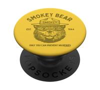 Vintage Smokey Bear Logo Only You Can Prevent Wildfires PopSockets Adhesive PopGrip
