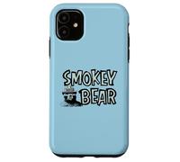 Vintage Smokey Bear Wildfire Prevention Retro Illustration Case for iPhone 11