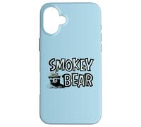 Vintage Smokey Bear Wildfire Prevention Retro Illustration Case for iPhone 16 Plus