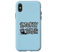 Vintage Smokey Bear Wildfire Prevention Retro Illustration Case for iPhone X/XS