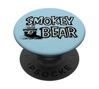 Vintage Smokey Bear Wildfire Prevention Retro Illustration PopSockets Adhesive PopGrip